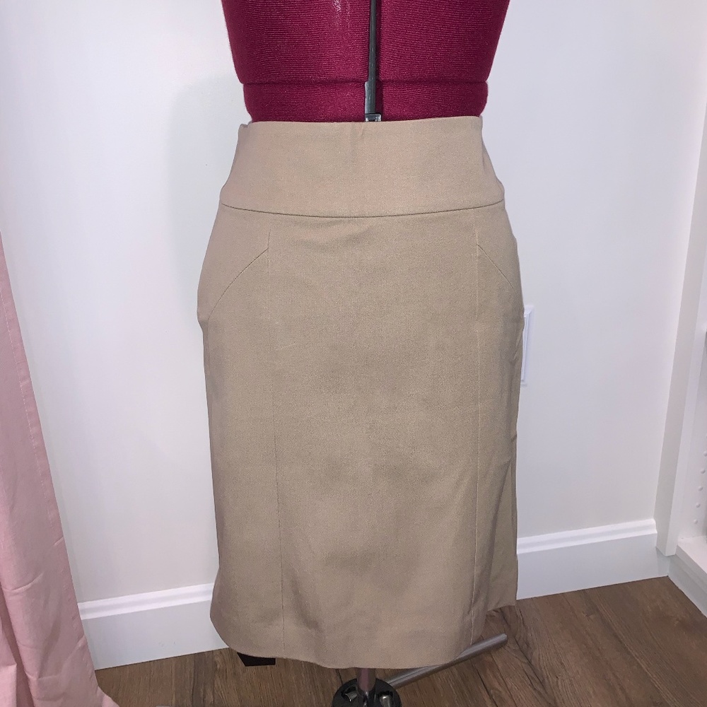 Banana Republic Tan Pencil Skirt